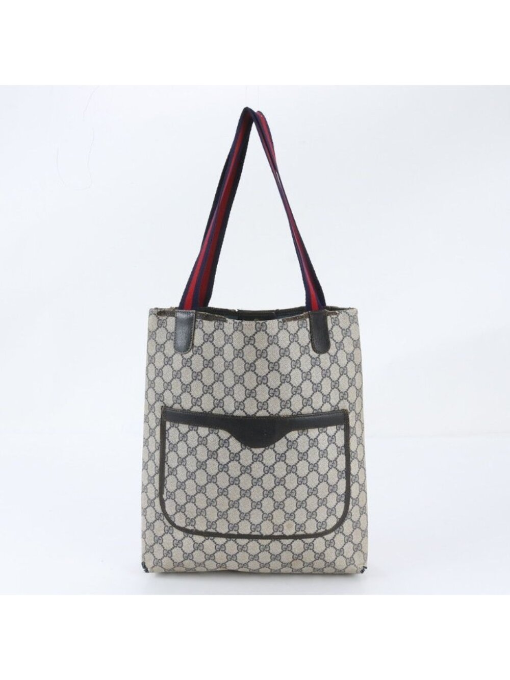 Gucci GG Supreme 39 Leather Tote Bag Shoulder Hand